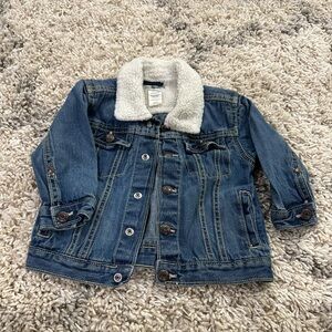 Oshkosh B’gosh fleece denim jacket 18 M